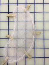Headpiece Form - Net Side-of-the-Bun